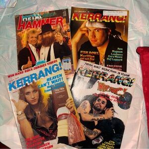 Heavy Metal Rock Magazine Lot